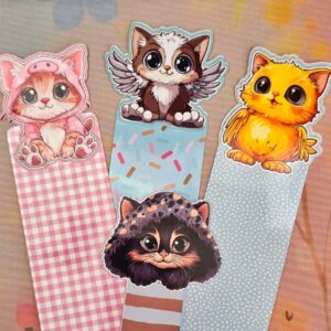 marcapáginas gatitos