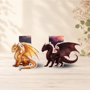 Pack duo Marcapáginas magnéticos Magic Dragons
