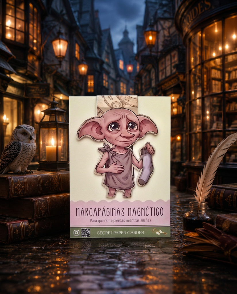 Dobby marcapáginas magnético