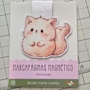 Marcapáginas magnético fantasgato